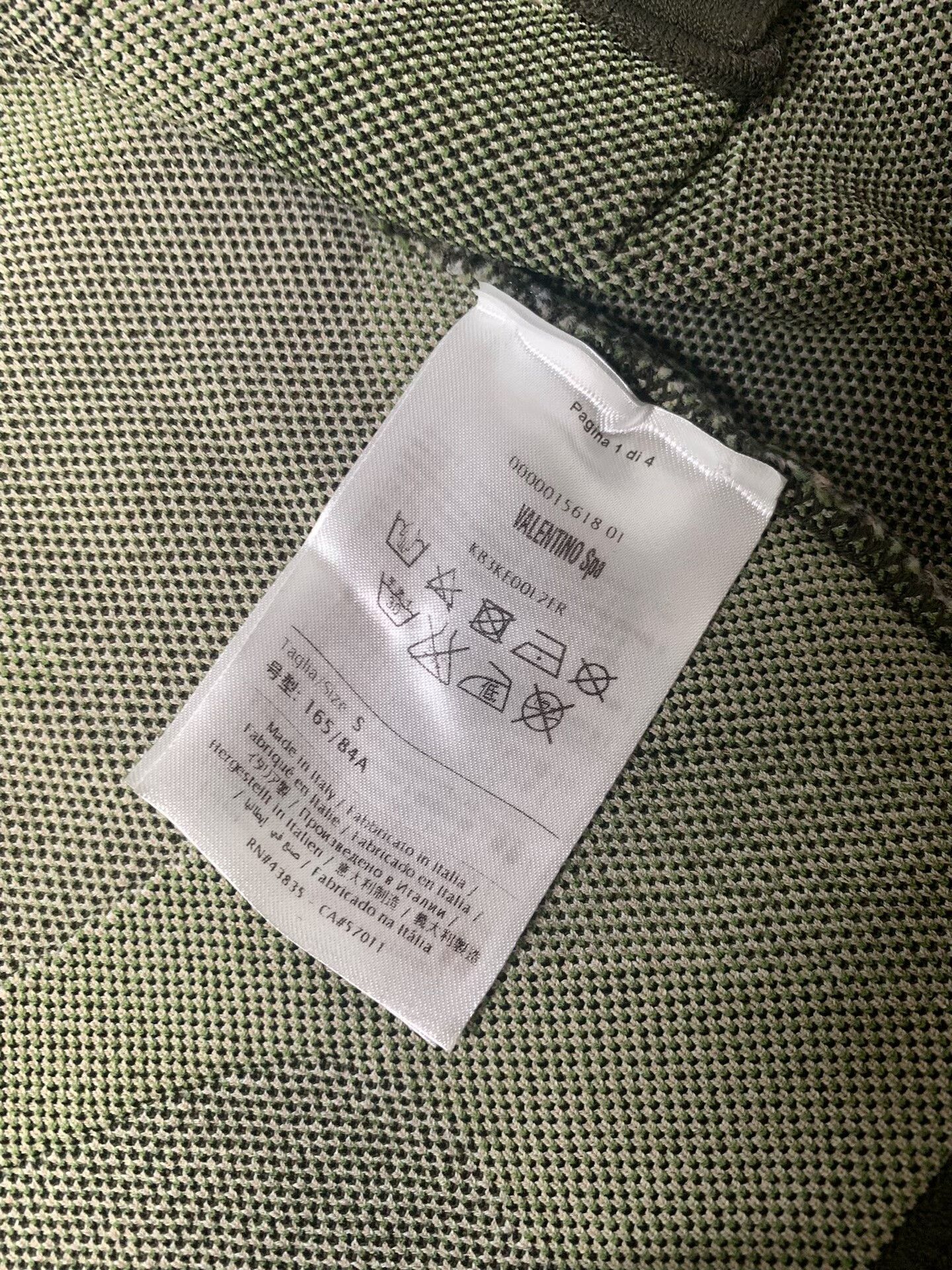 Valentino Valentino Camo Knit Short Jacket Size US S / EU 44-46 / 1 - 5 Thumbnail