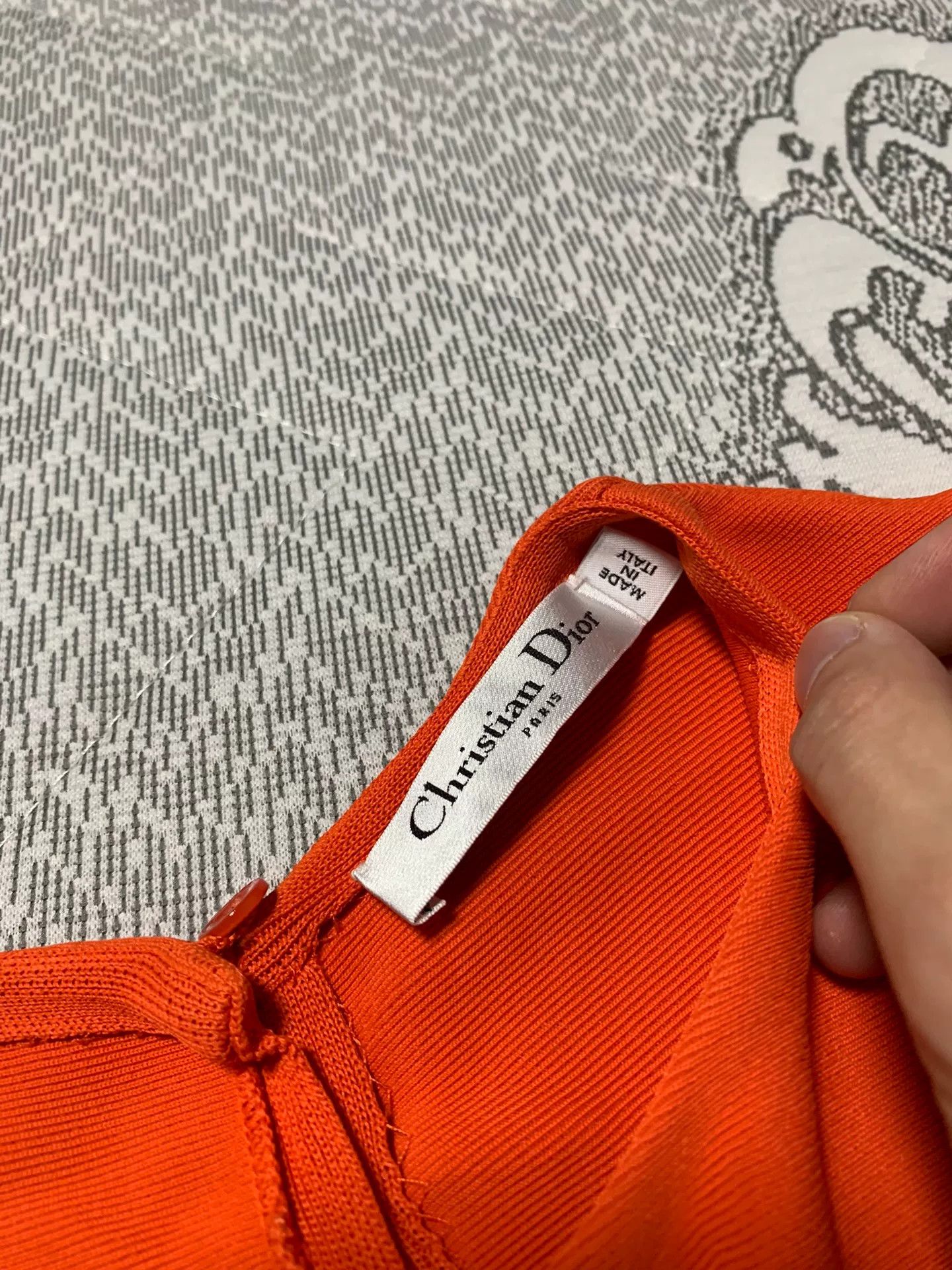 Dior Dior Bright Orange Dress Size S / US 4 / IT 40 - 3 Thumbnail