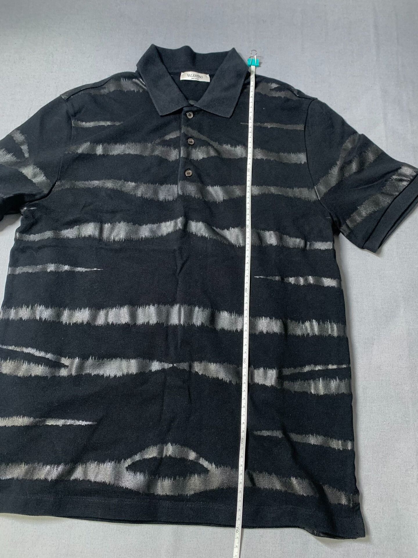 Valentino Valentino Zebra Print Polo Shirt Size US L / EU 52-54 / 3 - 9 Thumbnail