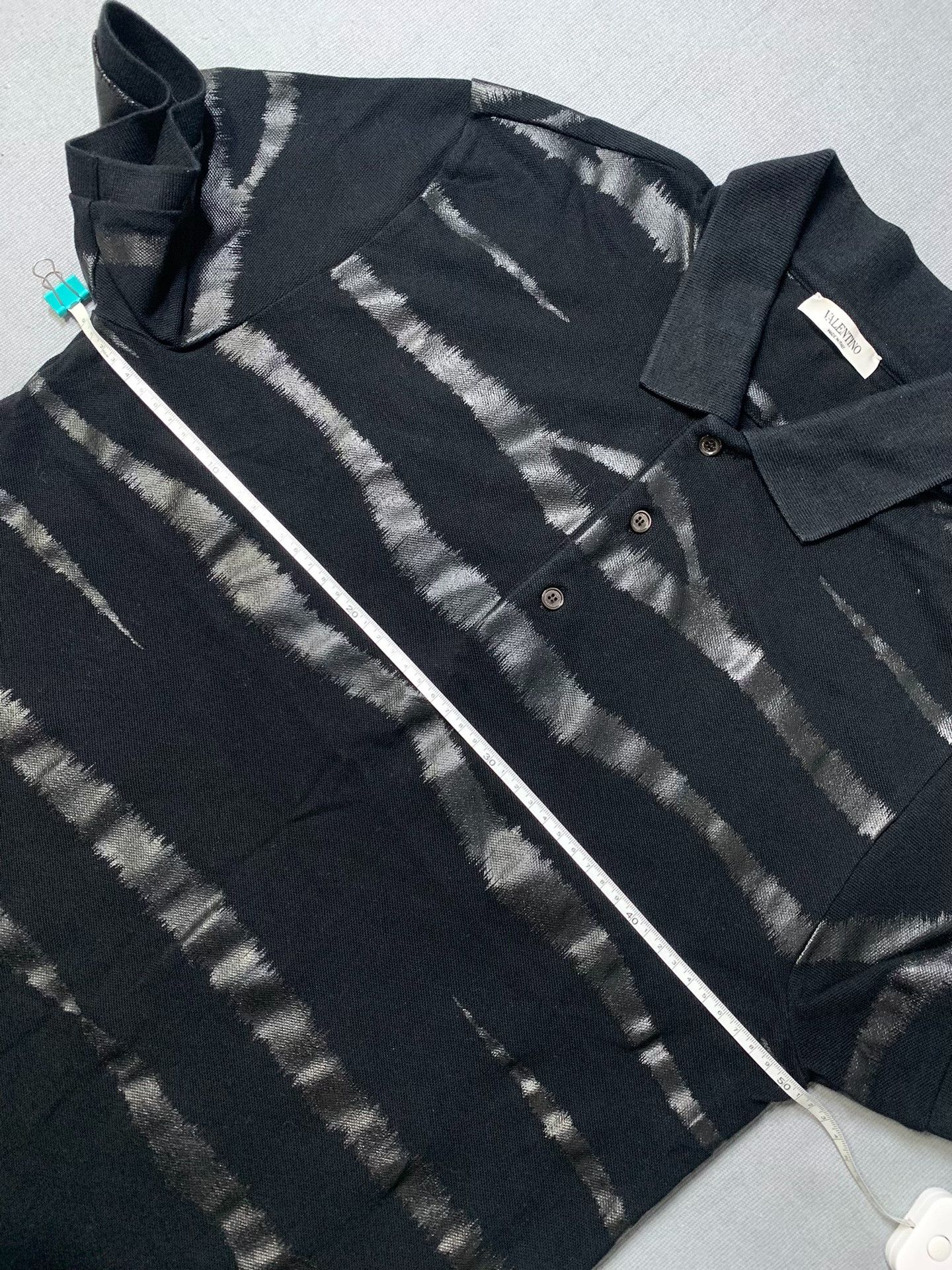 Valentino Valentino Zebra Print Polo Shirt Size US L / EU 52-54 / 3 - 8 Thumbnail