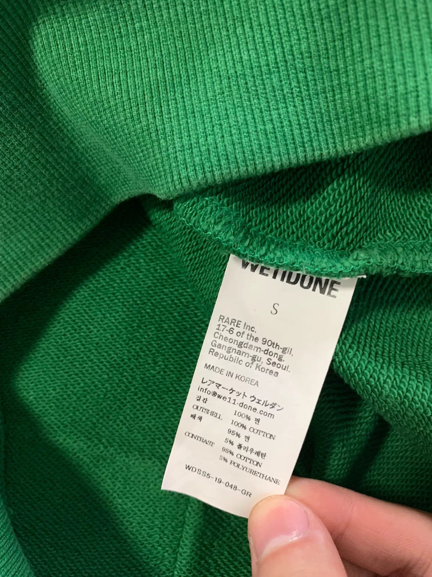 WE11DONE WE11DONE FW22 3M Reflective Long Sleeve Sweatshirt Size US S / EU 44-46 / 1 - 5 Thumbnail