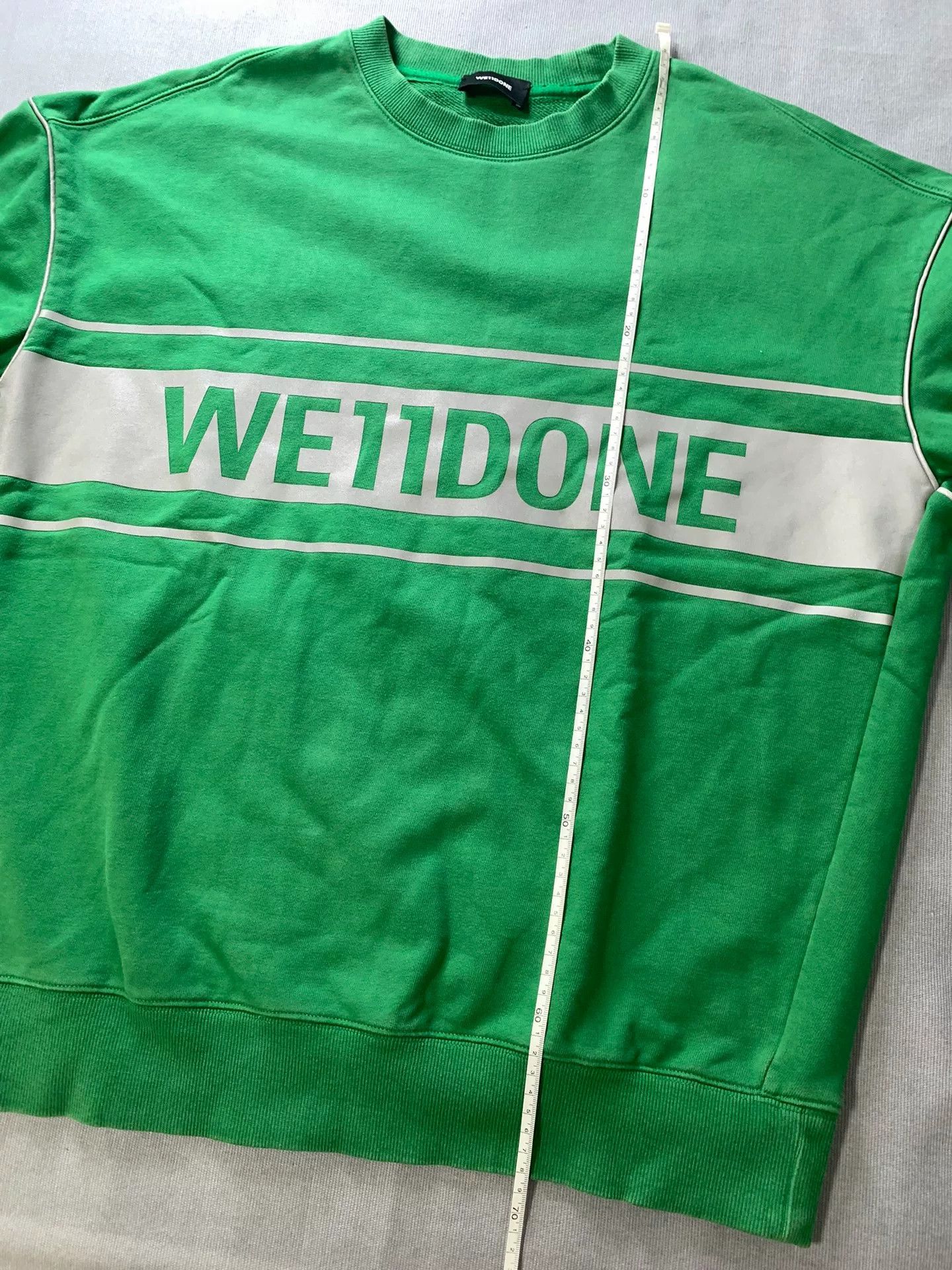 WE11DONE WE11DONE FW22 3M Reflective Long Sleeve Sweatshirt Size US S / EU 44-46 / 1 - 8 Thumbnail