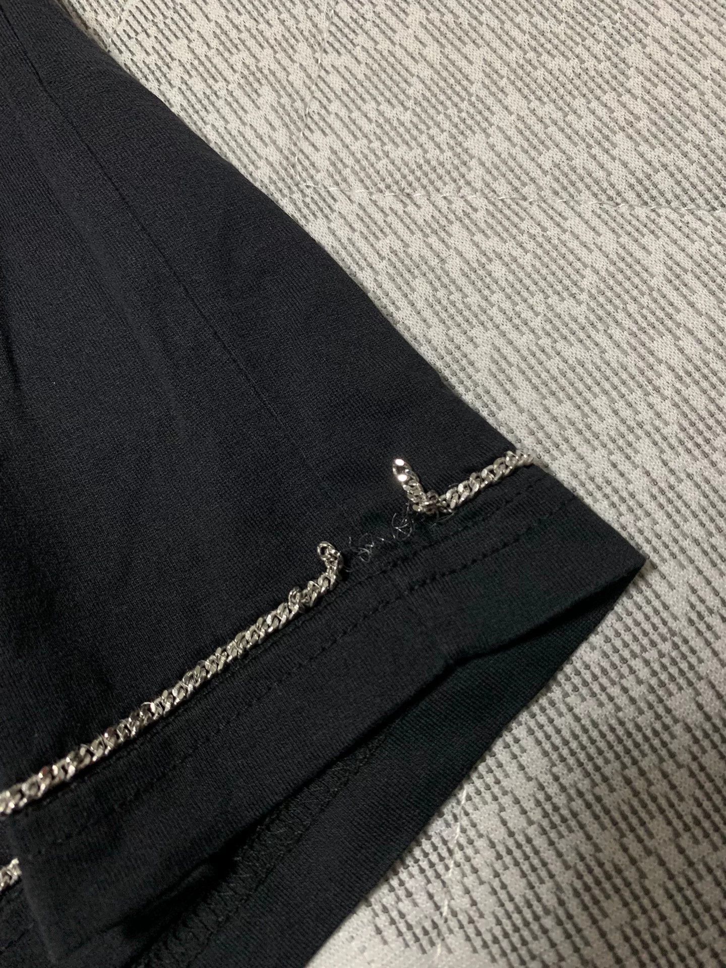 Givenchy Givenchy Silver Chain Short Sleeve Top Size XS / US 0-2 / IT 36-38 - 8 Thumbnail