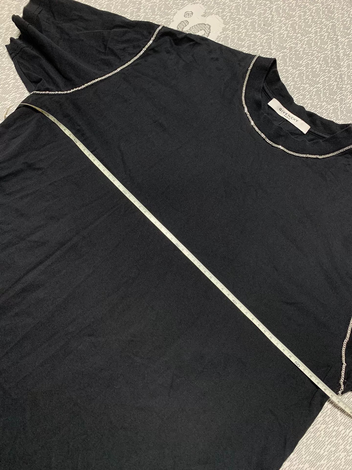 Givenchy Givenchy Silver Chain Short Sleeve Top Size XS / US 0-2 / IT 36-38 - 5 Thumbnail