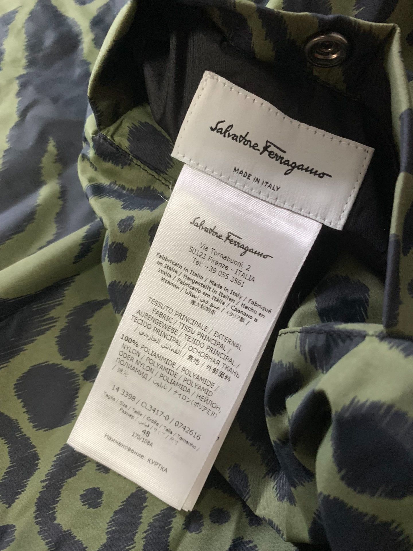 Salvatore Ferragamo Ferragamo Reversible Hooded Jacket Size US M / EU 48-50 / 2 - 5 Thumbnail