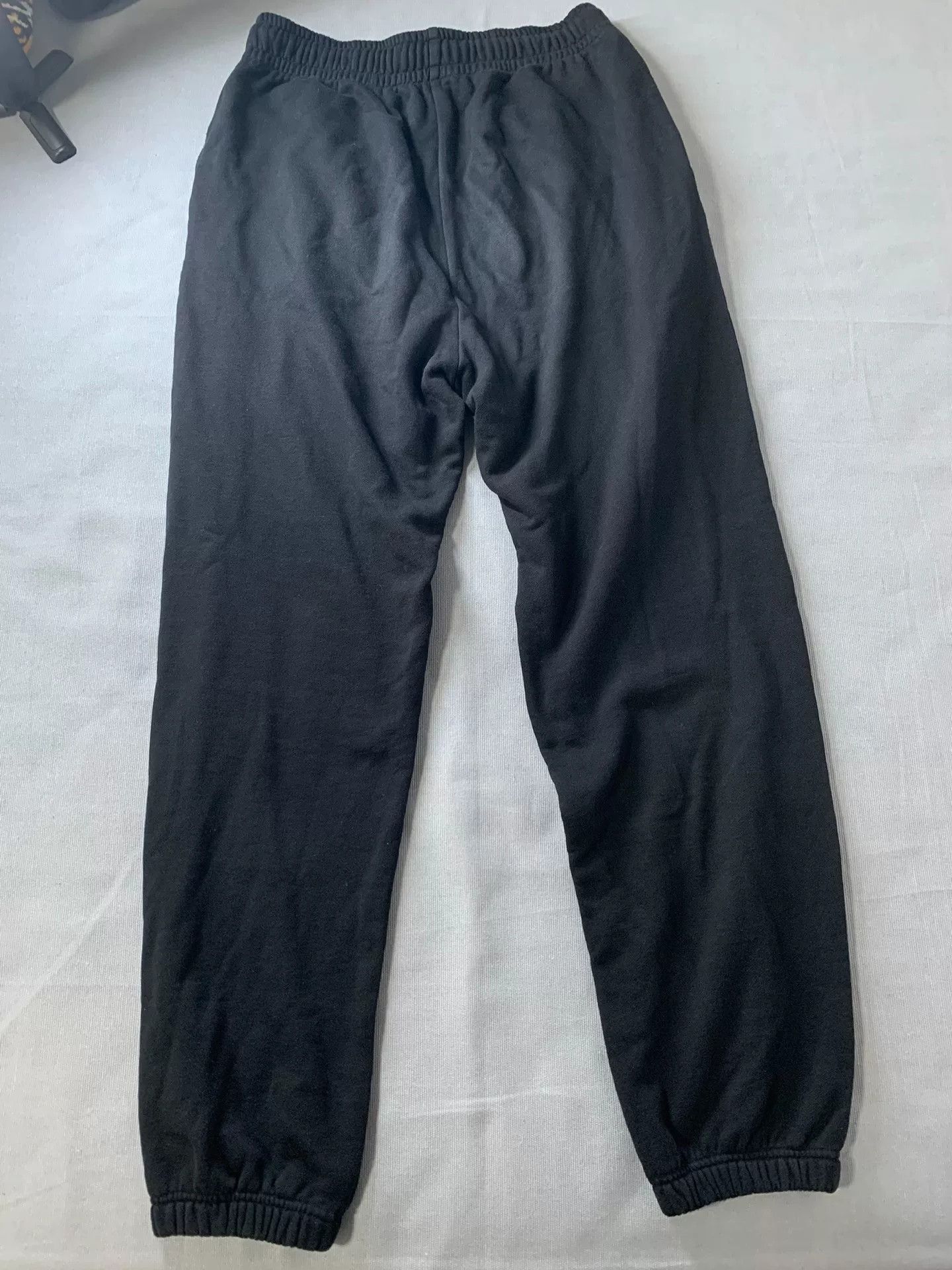 Celine Celine Black Logo Print Cotton Pants Size US 32 / EU 48 - 2 Thumbnail