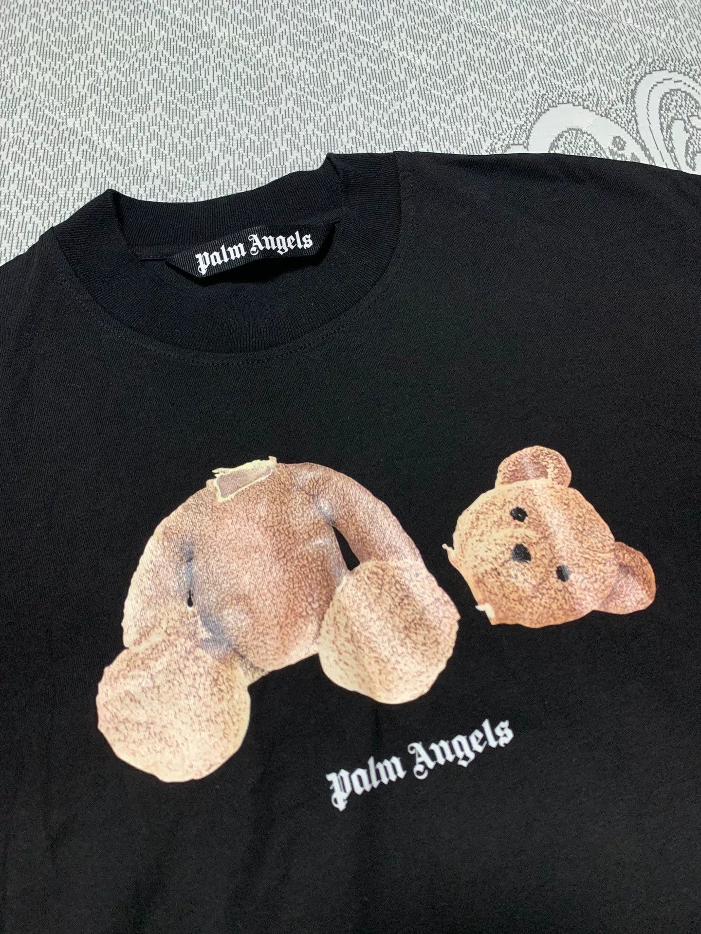 Palm Angels Palm Angels Bear Print Short Sleeve Size US M / EU 48-50 / 2 - 3 Thumbnail