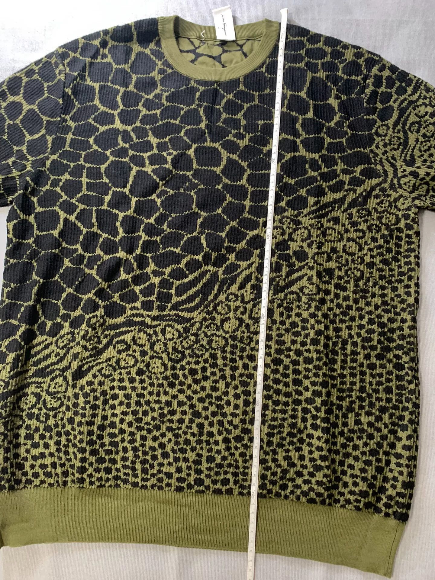 Salvatore Ferragamo Ferragamo Wool Camouflage Spot Sweatshirt Size US S / EU 44-46 / 1 - 8 Thumbnail