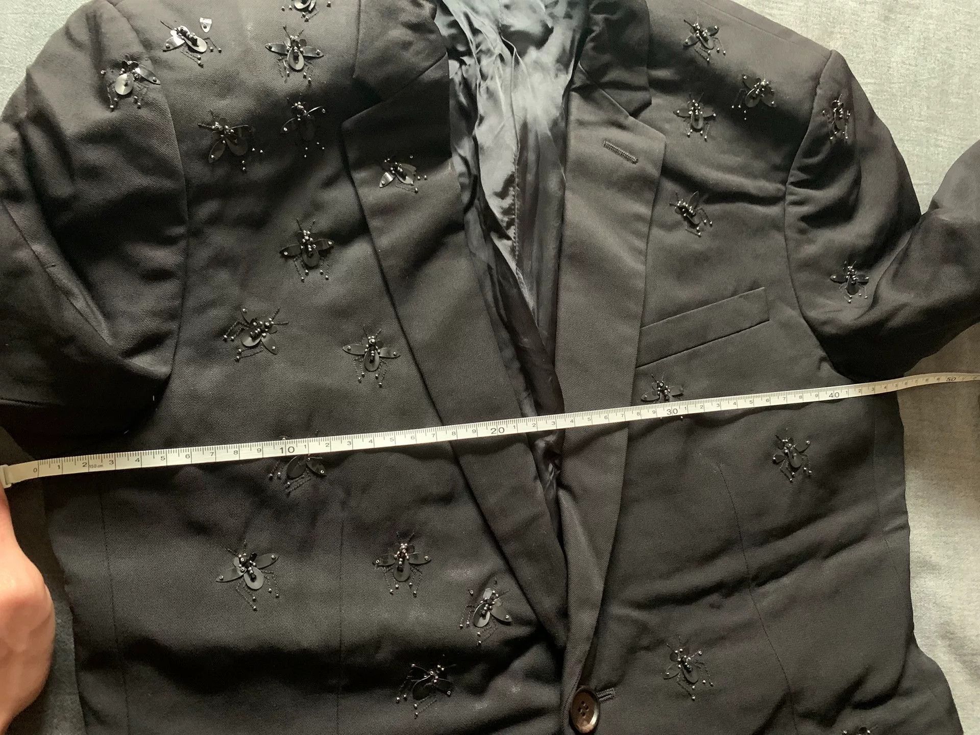 Dior Dior Embroidered Crystal Bee Blazer Size US S / EU 44-46 / 1 - 7 Thumbnail
