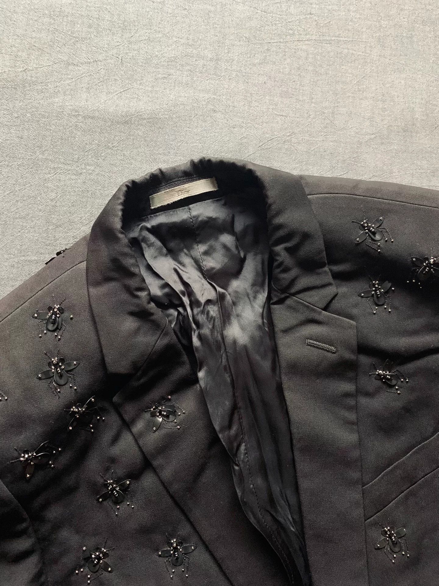 Dior Dior Embroidered Crystal Bee Blazer Size US S / EU 44-46 / 1 - 3 Thumbnail