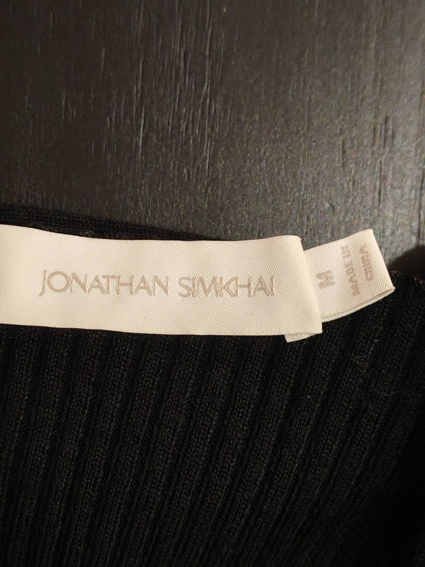 Jonathan Simkhai Jonathan Simkhai Asymmetric Rib Knit Dress Size M / US 6-8 / IT 42-44 - 3 Thumbnail