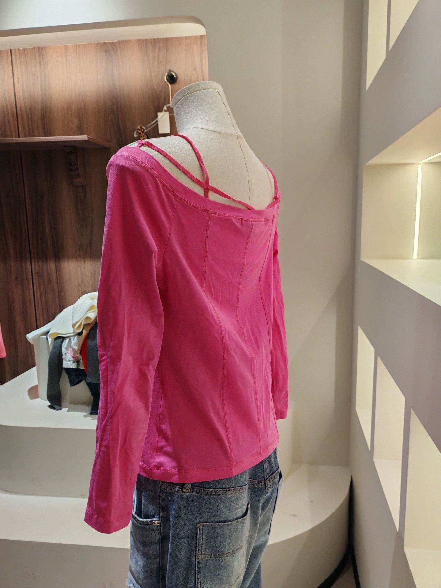 Jacquemus Jacquemus Pink Long-Sleeve Top M Size M / US 6-8 / IT 42-44 - 2 Thumbnail