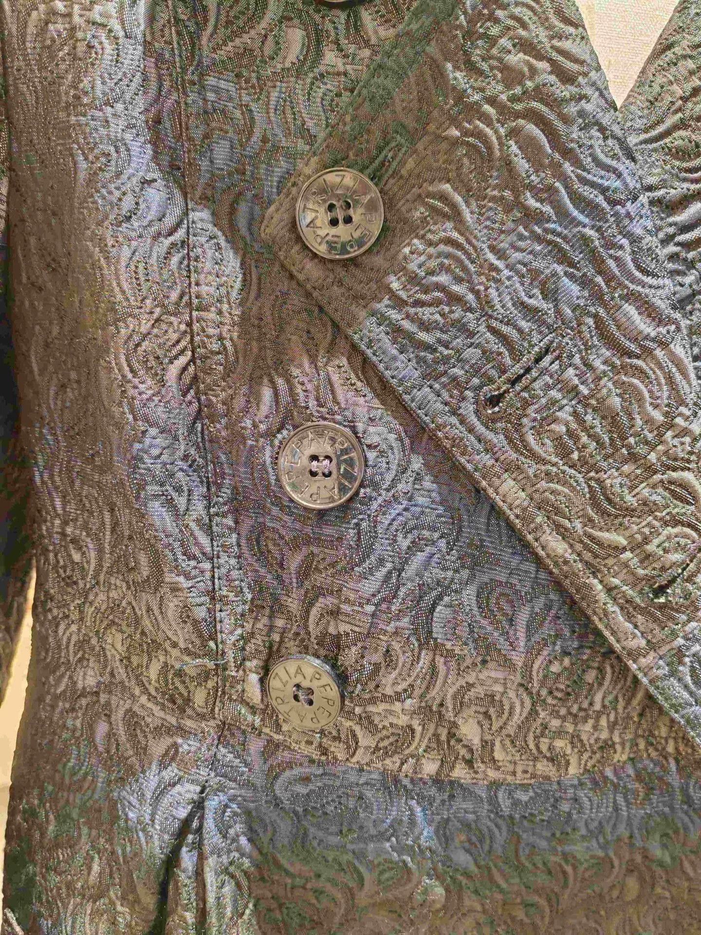 Patrizia Pepe Patrizia Pepe Subtle Jacquard Trench Coat Size S / US 4 / IT 40 - 4 Thumbnail
