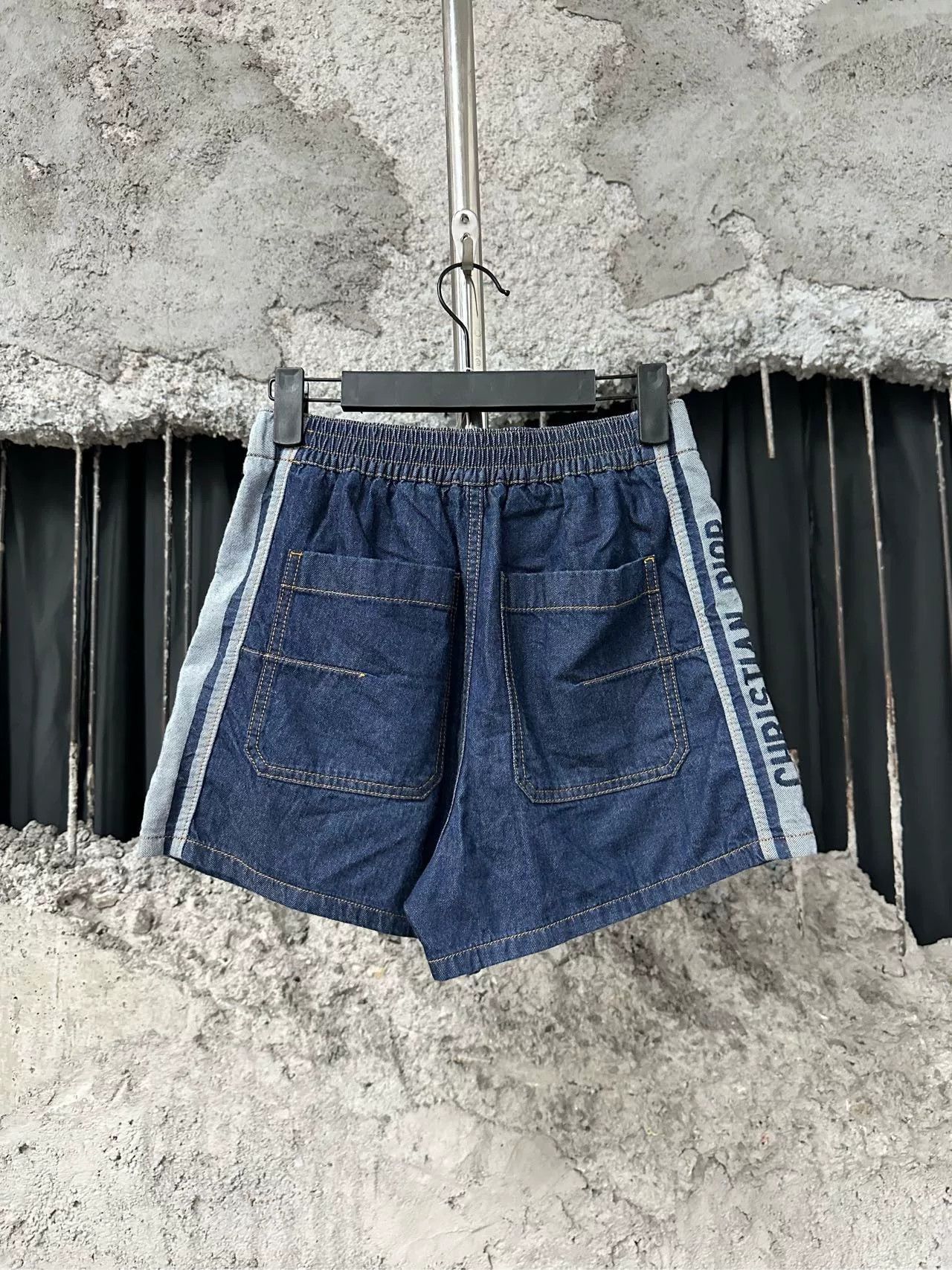 Dior Dior Denim Slogan Shorts Size US 34 / EU 50 - 2 Thumbnail