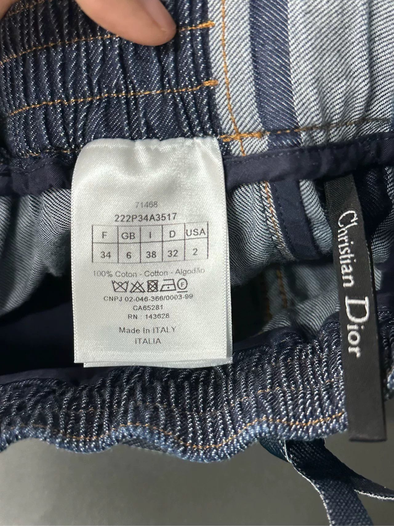 Dior Dior Denim Slogan Shorts Size US 34 / EU 50 - 5 Thumbnail