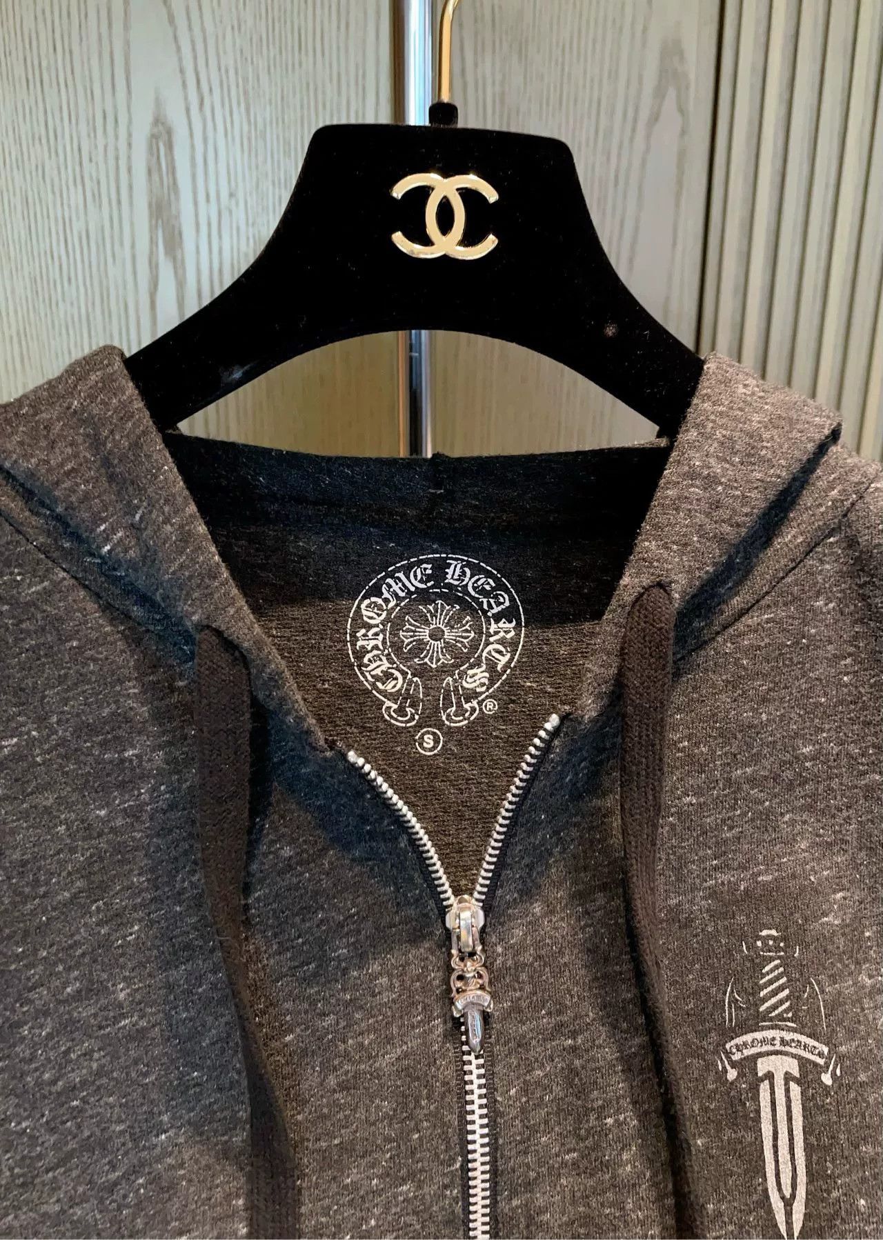 Chrome Hearts Chrome Hearts Silver Sword Zip Hoodie Size US S / EU 44-46 / 1 - 6 Thumbnail
