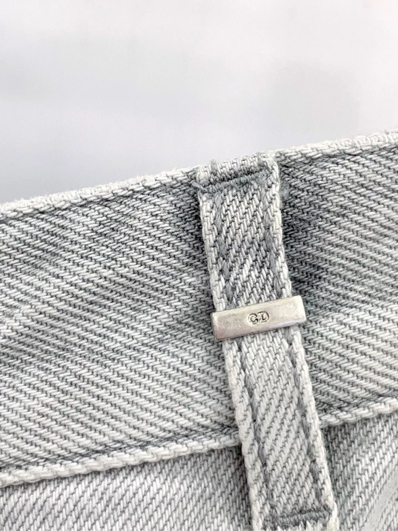 Dior Dior Gray Wide-Leg Jeans Size 38" / US 16 / IT 52 - 7 Thumbnail