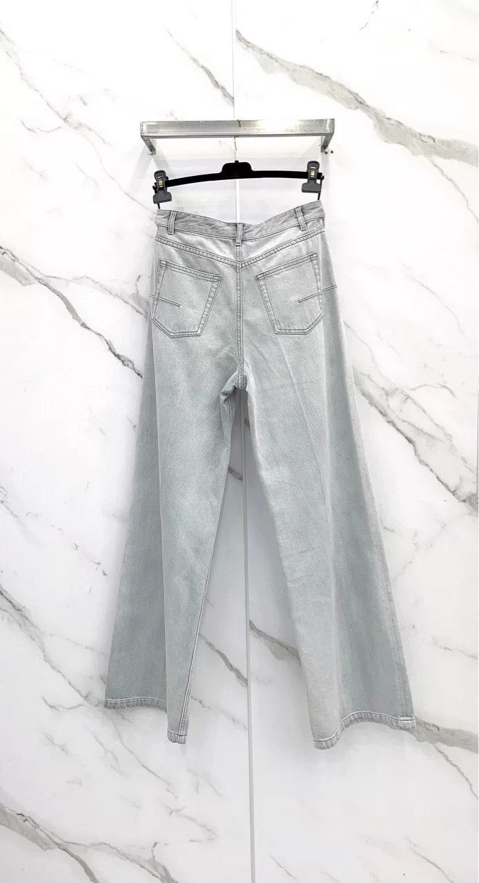 Dior Dior Gray Wide-Leg Jeans Size 38" / US 16 / IT 52 - 2 Thumbnail