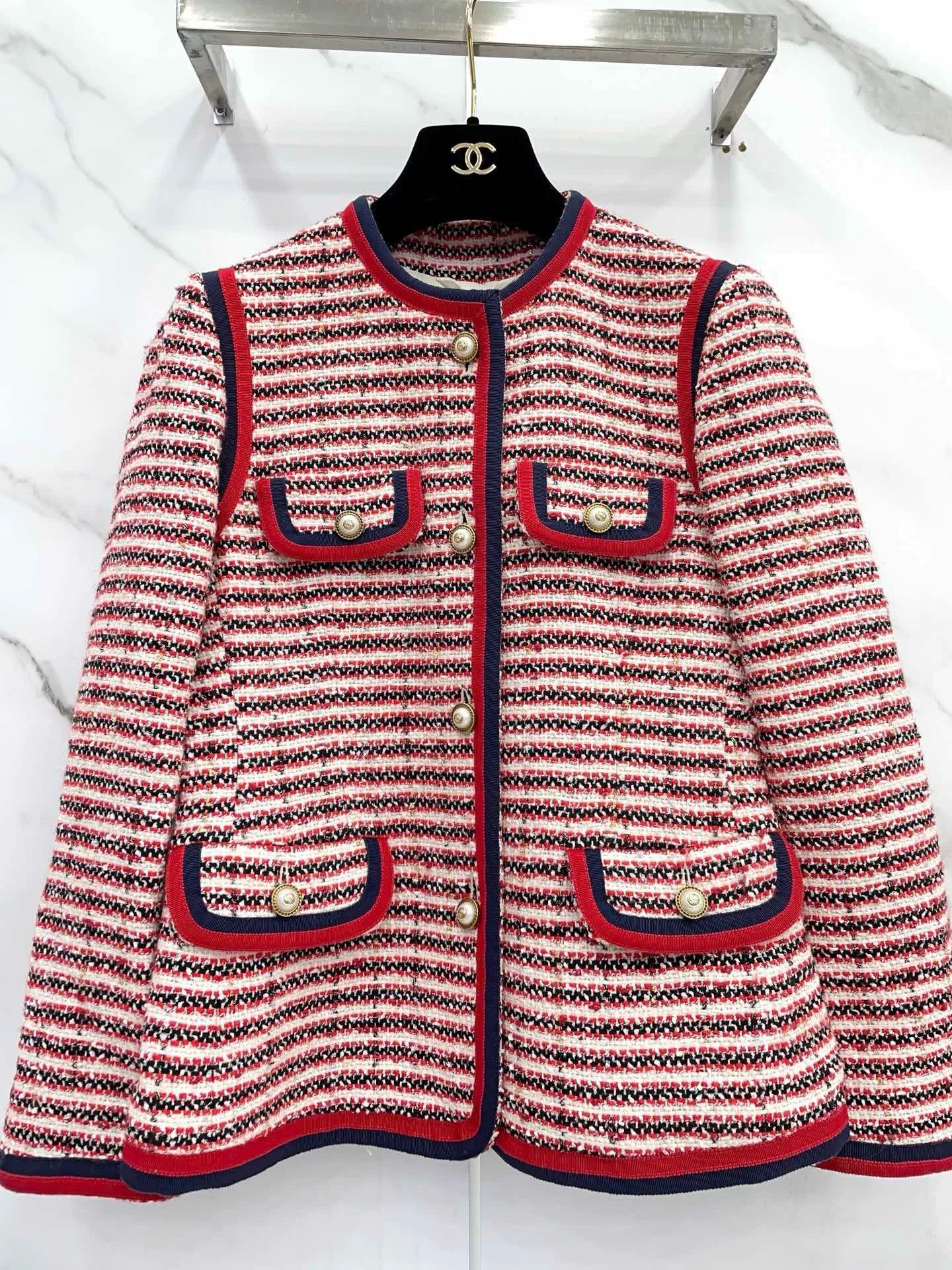 Gucci Gucci Red Striped Suit Jacket Size S / US 4 / IT 40 - 4 Thumbnail