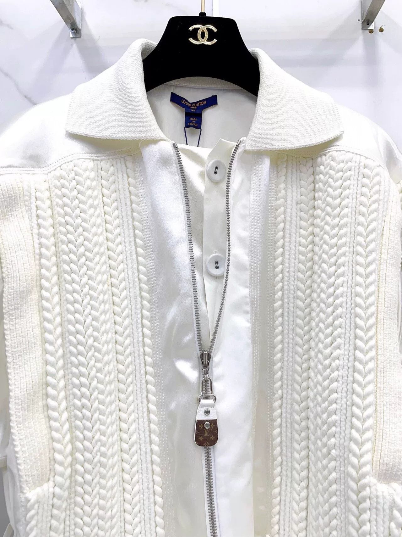 Louis Vuitton Louis Vuitton Heavy Stitch White Trench Coat Size XS / US 0-2 / IT 36-38 - 5 Thumbnail