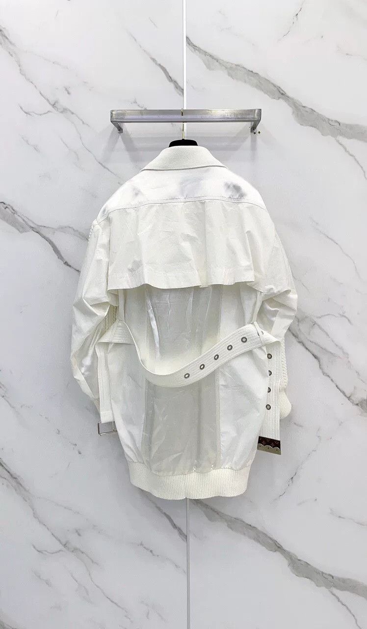 Louis Vuitton Louis Vuitton Heavy Stitch White Trench Coat Size XS / US 0-2 / IT 36-38 - 2 Thumbnail