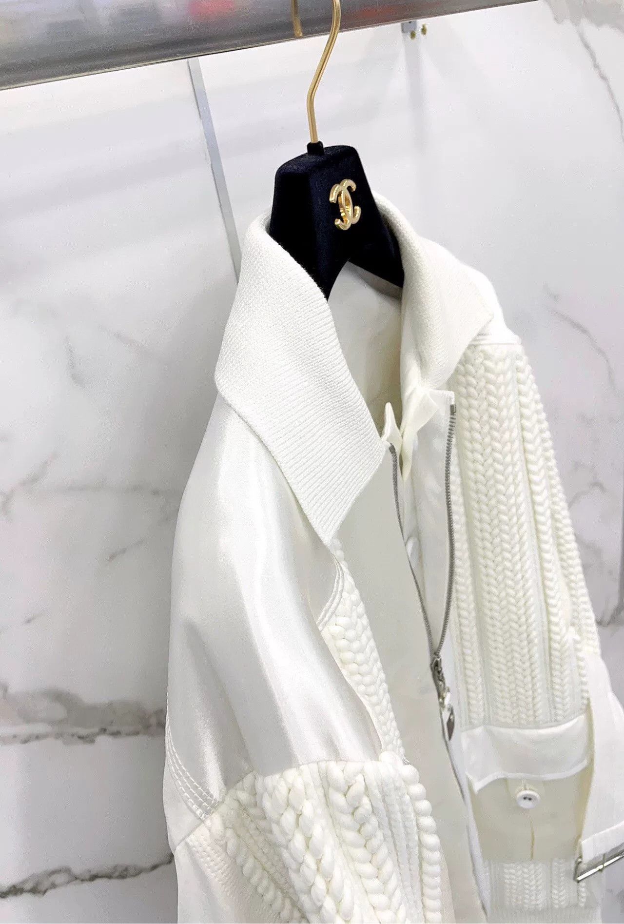 Louis Vuitton Louis Vuitton Heavy Stitch White Trench Coat Size XS / US 0-2 / IT 36-38 - 7 Thumbnail