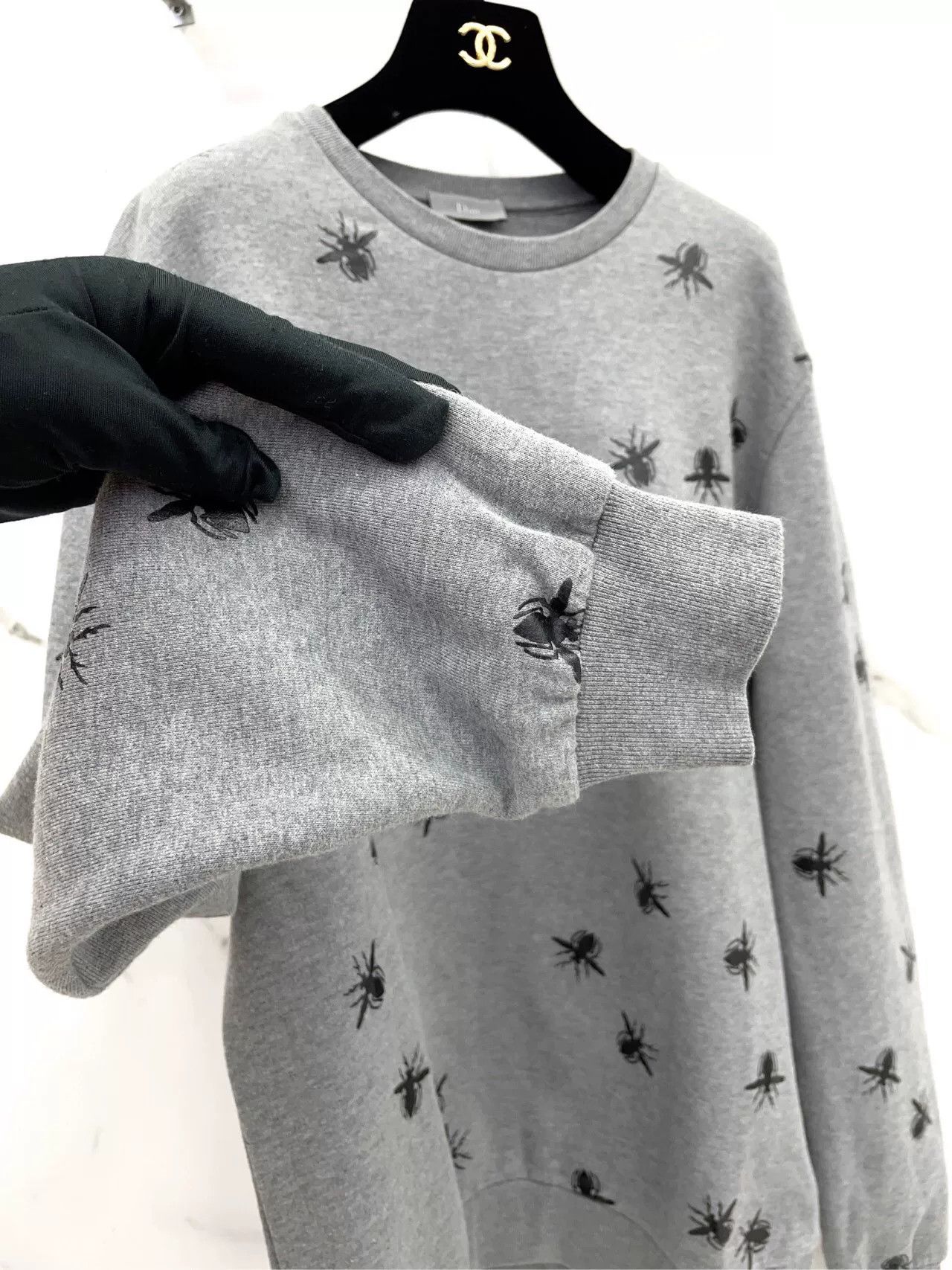 Dior Dior Gray Crew Neck Long Sleeve Sweatshirt Size US L / EU 52-54 / 3 - 7 Thumbnail