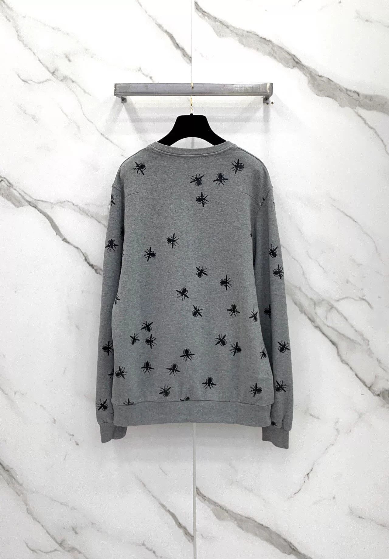 Dior Dior Gray Crew Neck Long Sleeve Sweatshirt Size US L / EU 52-54 / 3 - 2 Thumbnail