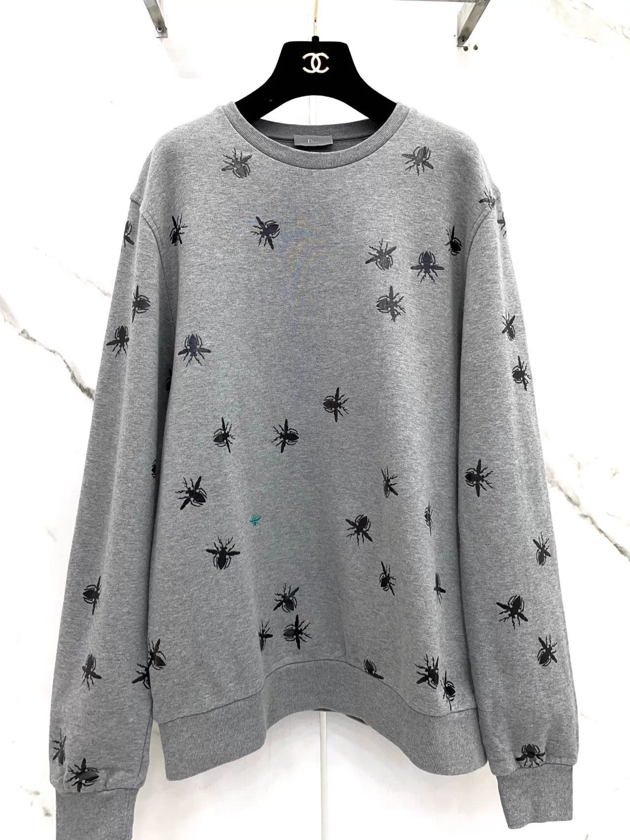Dior Dior Gray Crew Neck Long Sleeve Sweatshirt Size US L / EU 52-54 / 3 - 5 Thumbnail