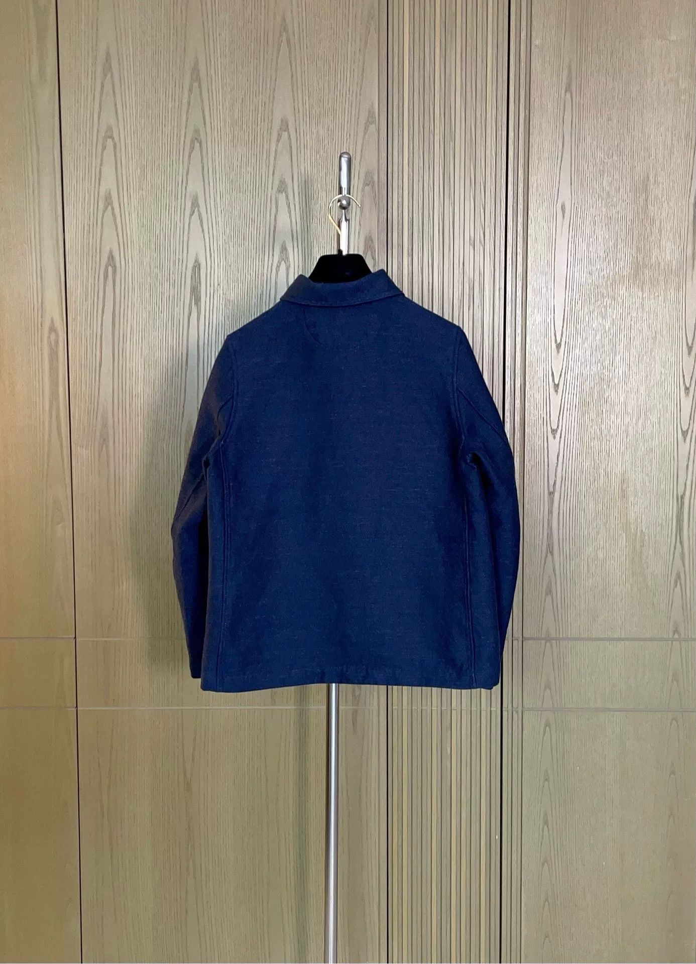 Dior Dior Navy Single-Breasted Double-Sided Coat Size XXS / US 00 / IT 34 - 2 Thumbnail
