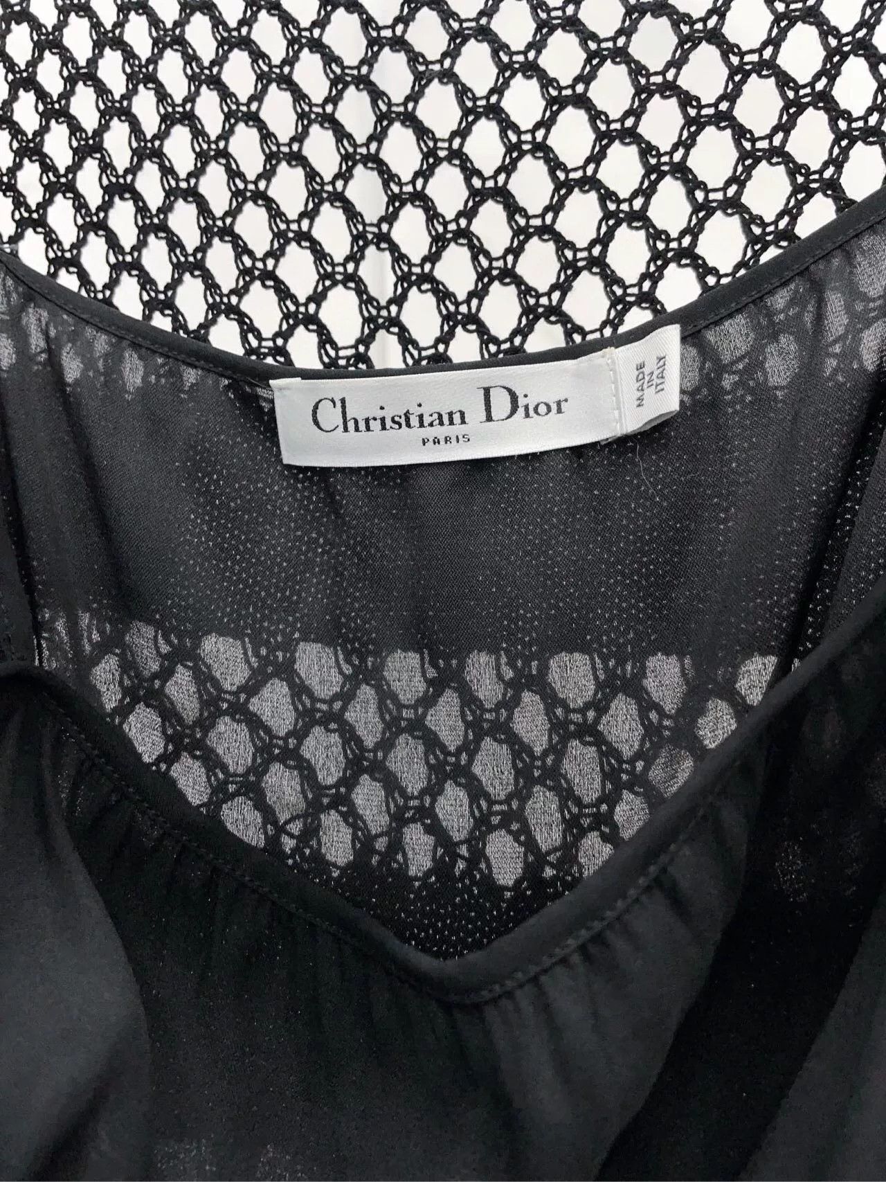 Dior Dior Black Openwork Knit Two-Piece Set Size M / US 6-8 / IT 42-44 - 8 Thumbnail