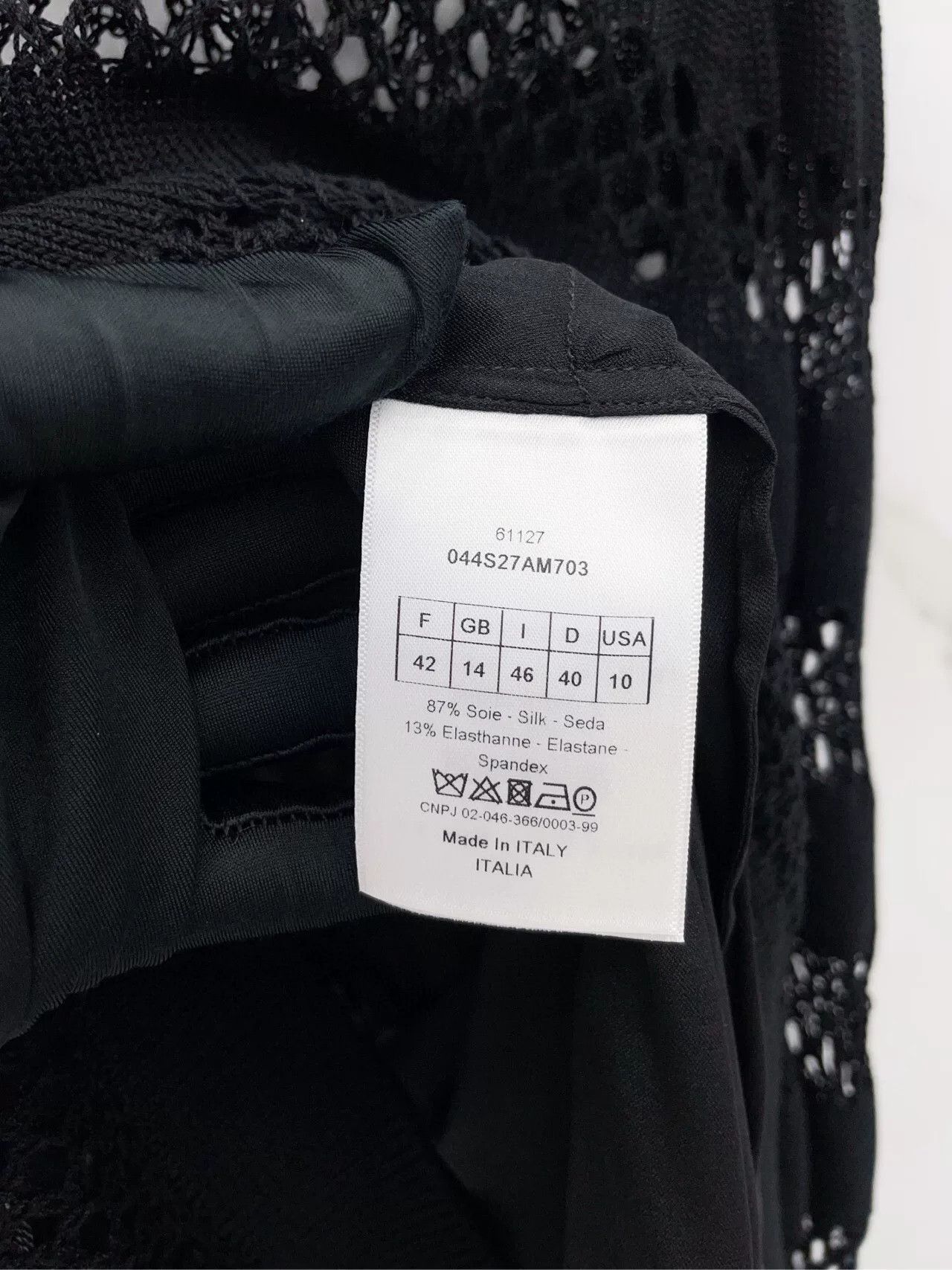 Dior Dior Black Openwork Knit Two-Piece Set Size M / US 6-8 / IT 42-44 - 9 Thumbnail