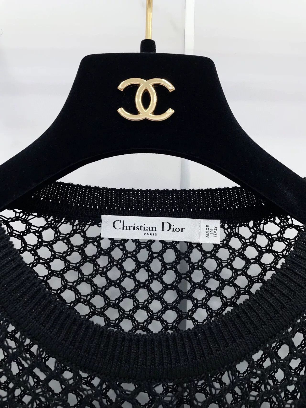 Dior Dior Black Openwork Knit Two-Piece Set Size M / US 6-8 / IT 42-44 - 7 Thumbnail