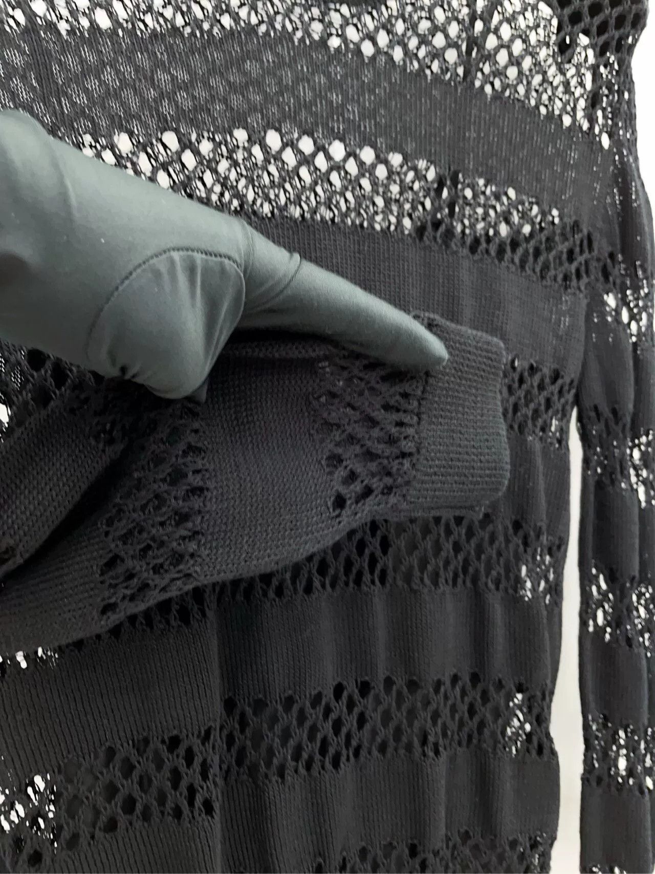 Dior Dior Black Openwork Knit Two-Piece Set Size M / US 6-8 / IT 42-44 - 5 Thumbnail