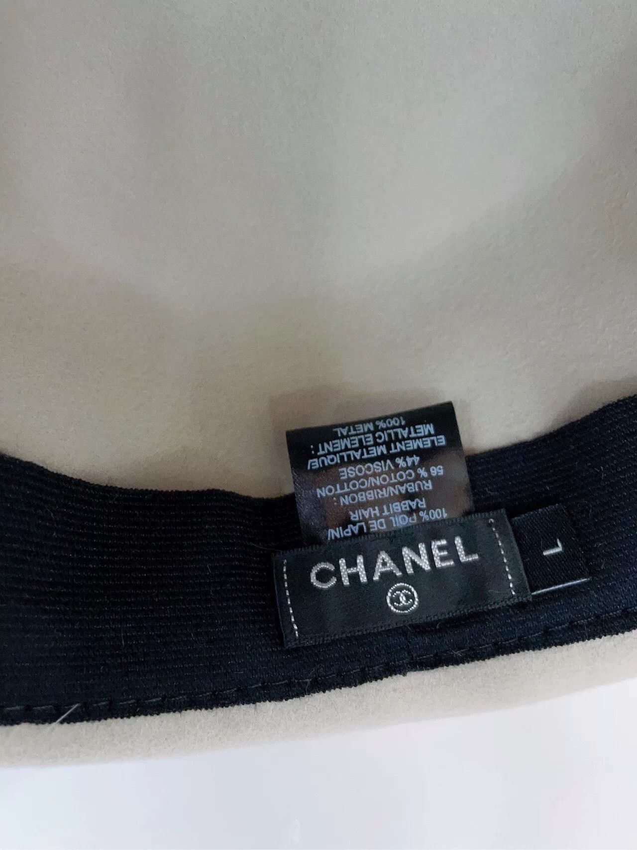Chanel Chanel Beige Woolen Dress Hat L Size ONE SIZE - 6 Thumbnail