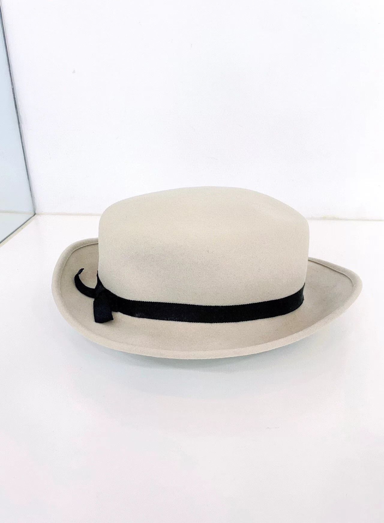 Chanel Chanel Beige Woolen Dress Hat L Size ONE SIZE - 3 Thumbnail