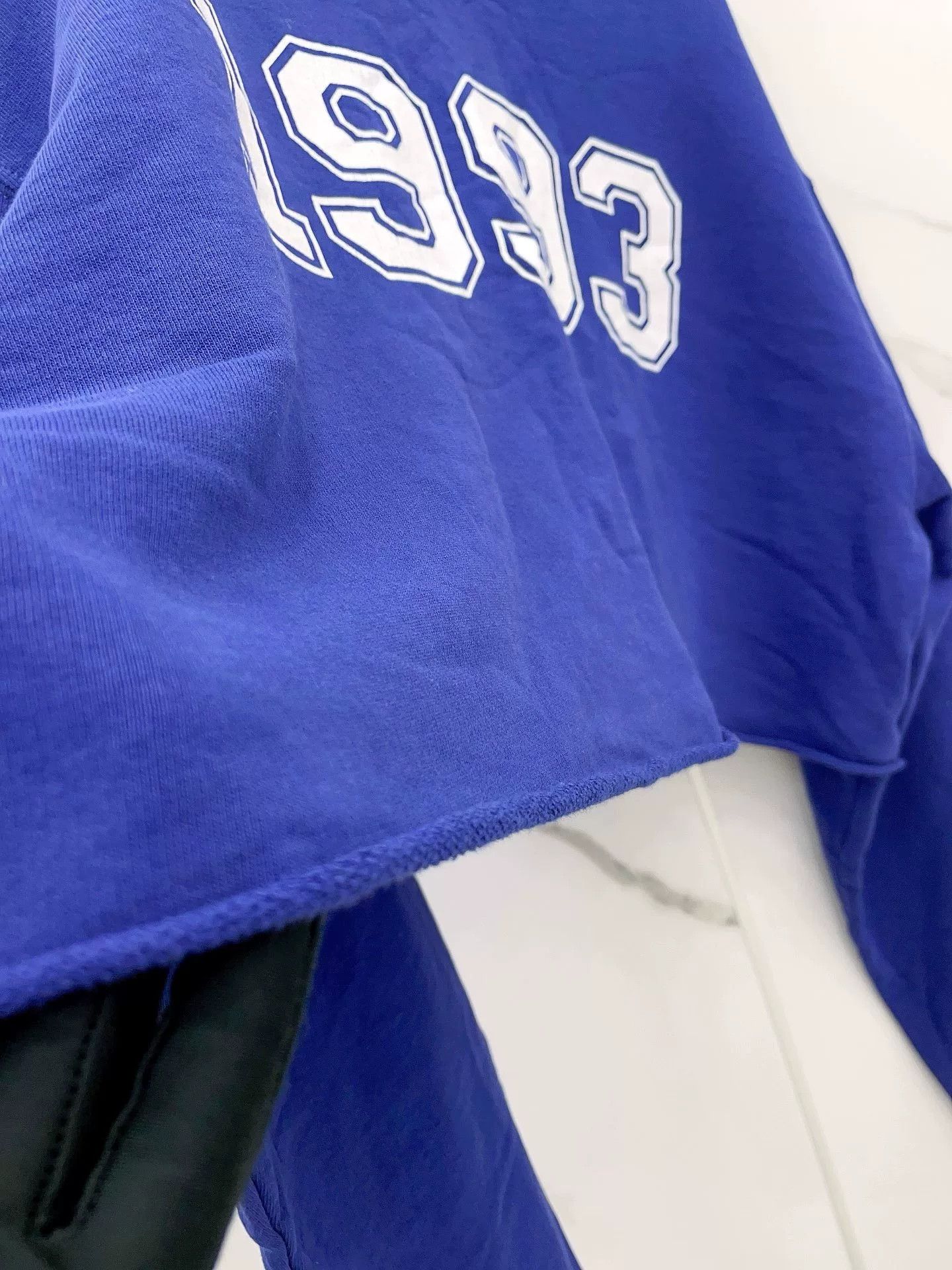 MSGM MSGM Blue Letter Logo Short Sweatshirt Size M / US 6-8 / IT 42-44 - 5 Thumbnail