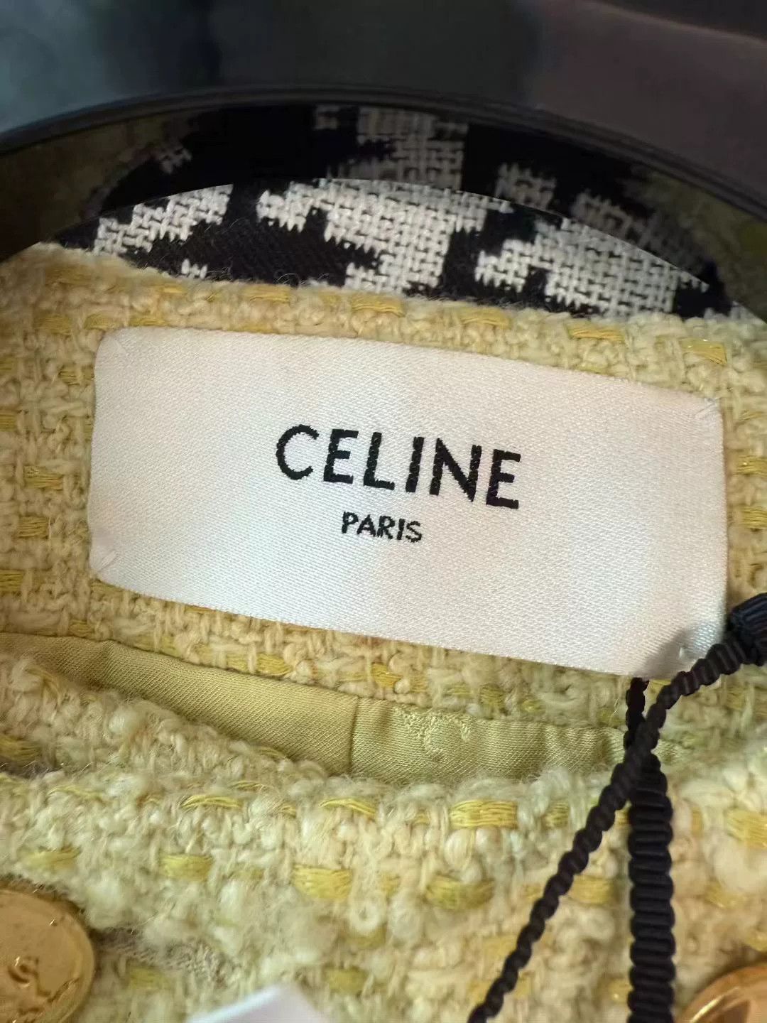 Celine Celine Yellow Double-Breasted Classic Coat Size XS / US 0-2 / IT 36-38 - 4 Thumbnail