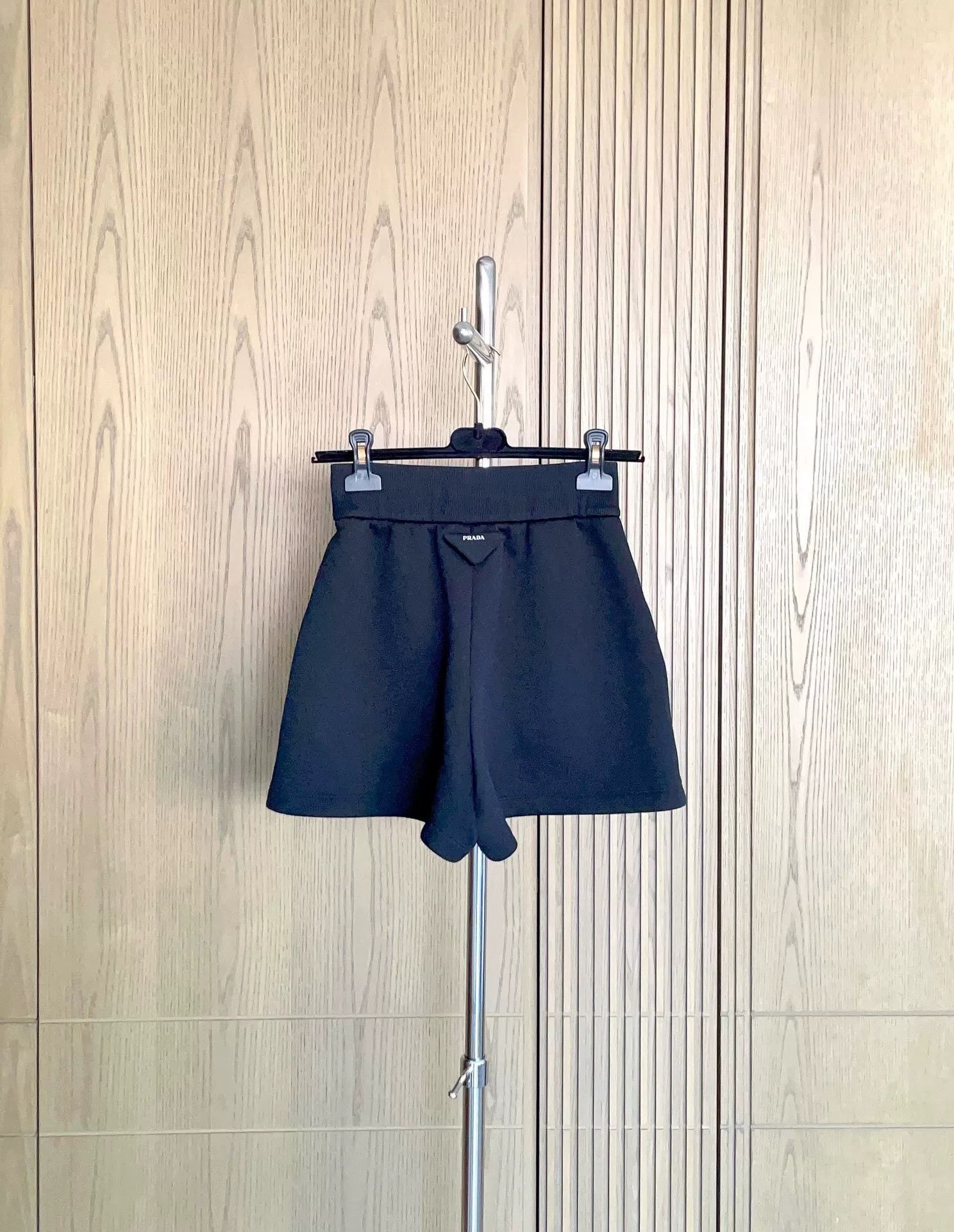 Prada Prada Black Back Logo Sport Shorts Size 29" - 2 Thumbnail