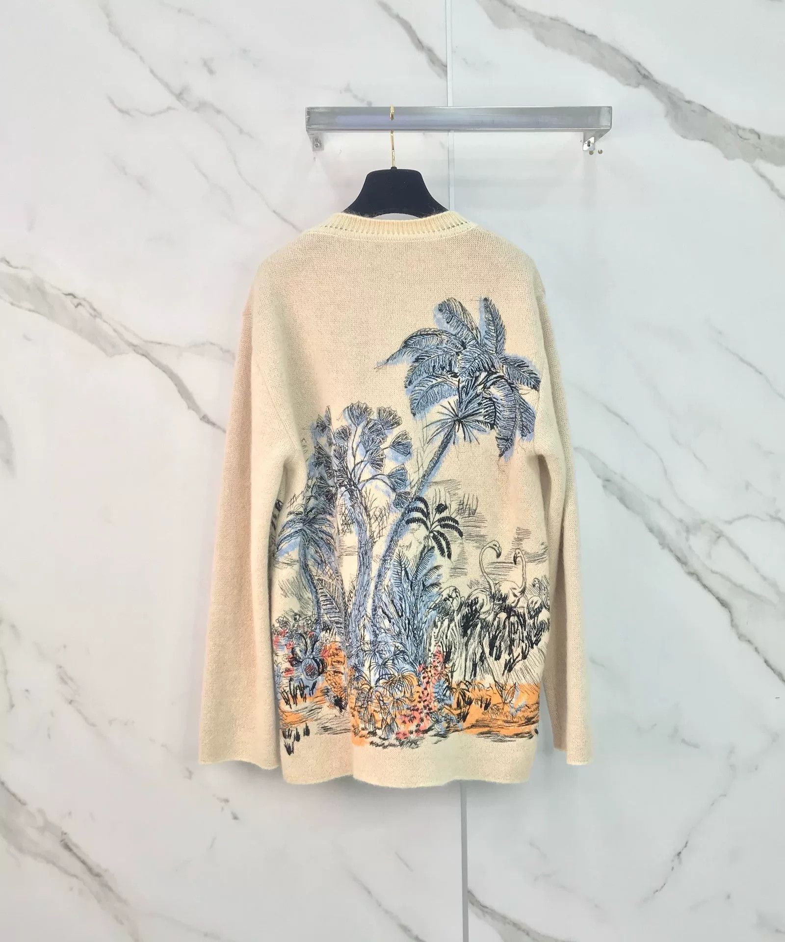 Dior Dior Women's Round Neck Knit Sweater Size S / US 4 / IT 40 - 2 Thumbnail