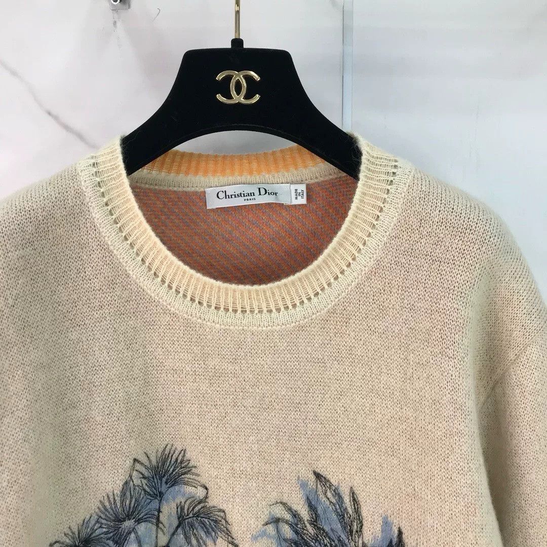 Dior Dior Women's Round Neck Knit Sweater Size S / US 4 / IT 40 - 3 Thumbnail
