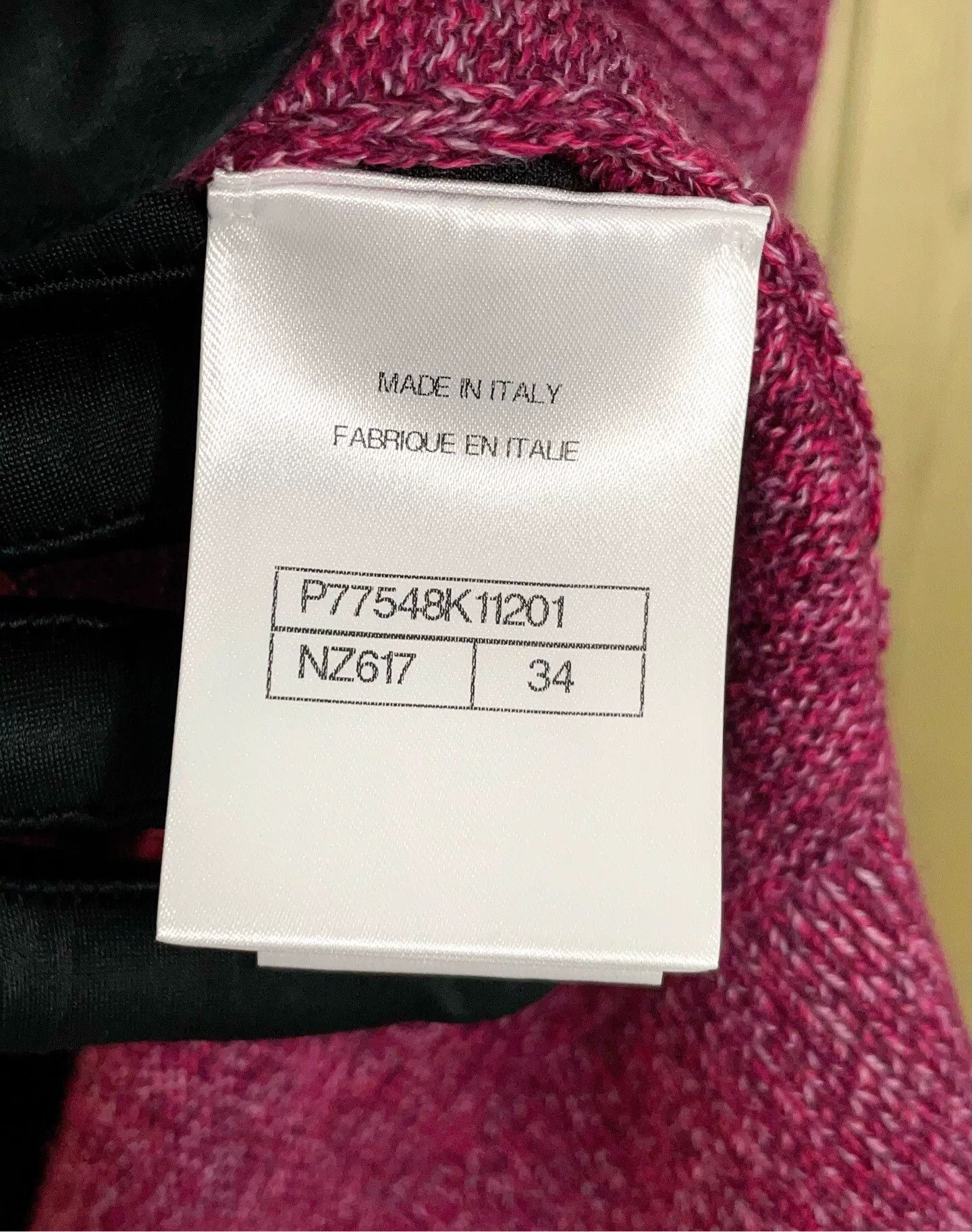 Chanel Chanel 24A Cranberry Vase Embroidery Knit Vest Size XXS / US 00 / IT 34 - 8 Thumbnail