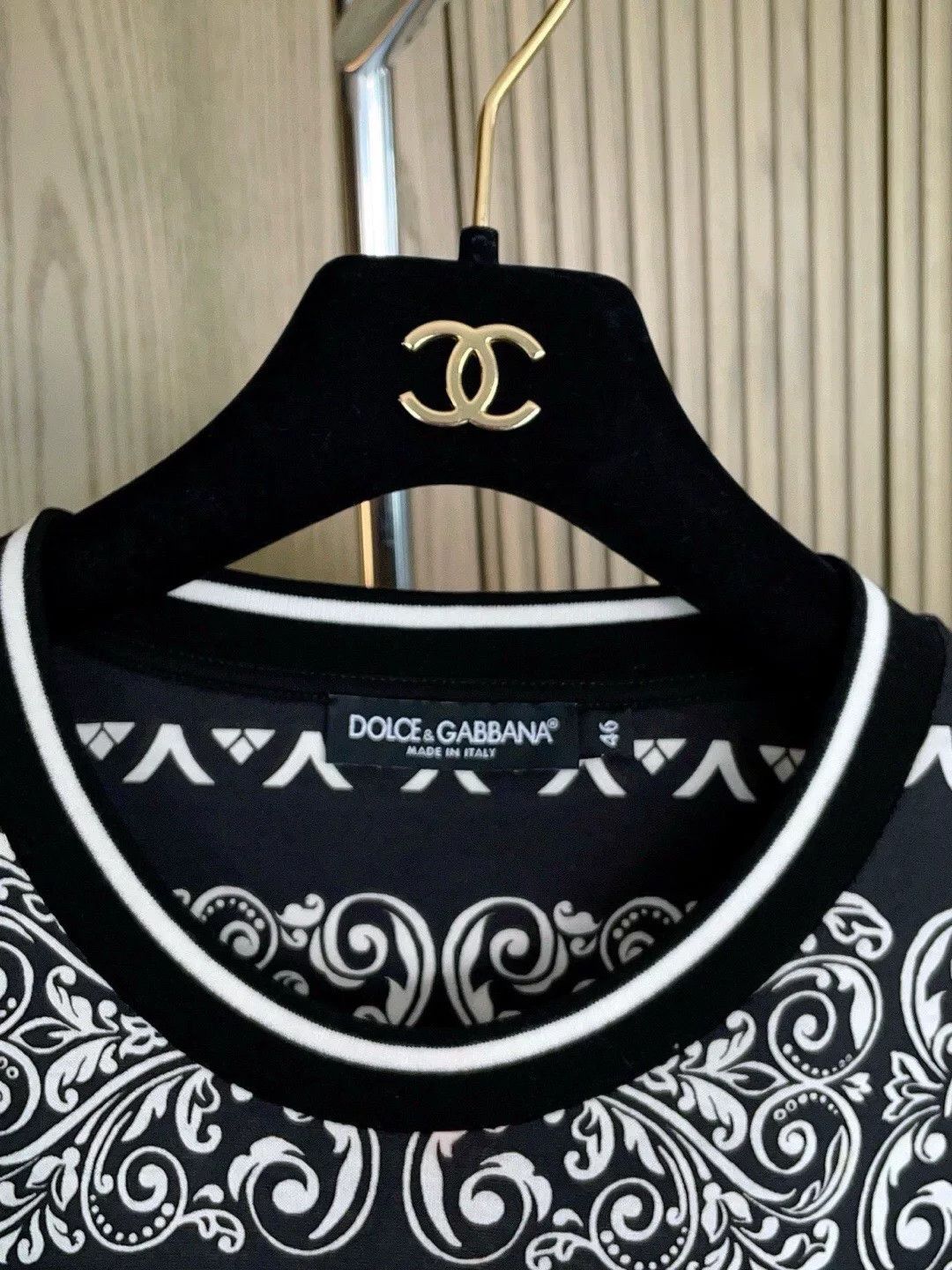 Dolce & Gabbana Dolce & Gabbana Black Crown Print T-Shirt Size US S / EU 44-46 / 1 - 8 Thumbnail