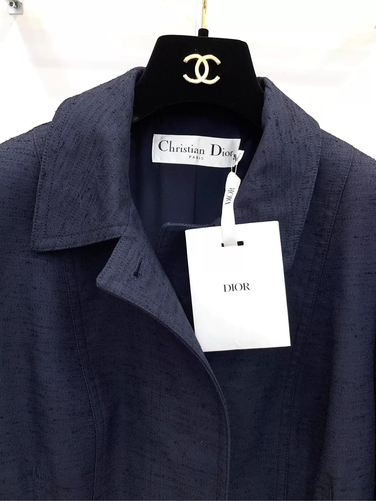 Dior Dior Black Single-Breasted Lapel Zip Blazer Size US XXS / EU 40 - 7 Thumbnail