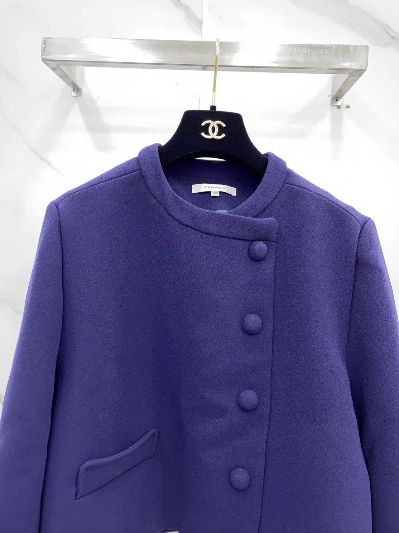 Carven Carven Short Coat Size S / US 4 / IT 40 - 3 Thumbnail