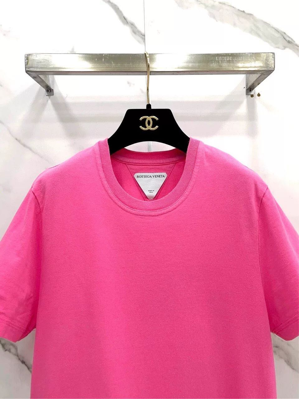 Bottega Veneta Bottega Veneta Round Neck Short-Sleeve T-Shirt Size S / US 4 / IT 40 - 3 Thumbnail