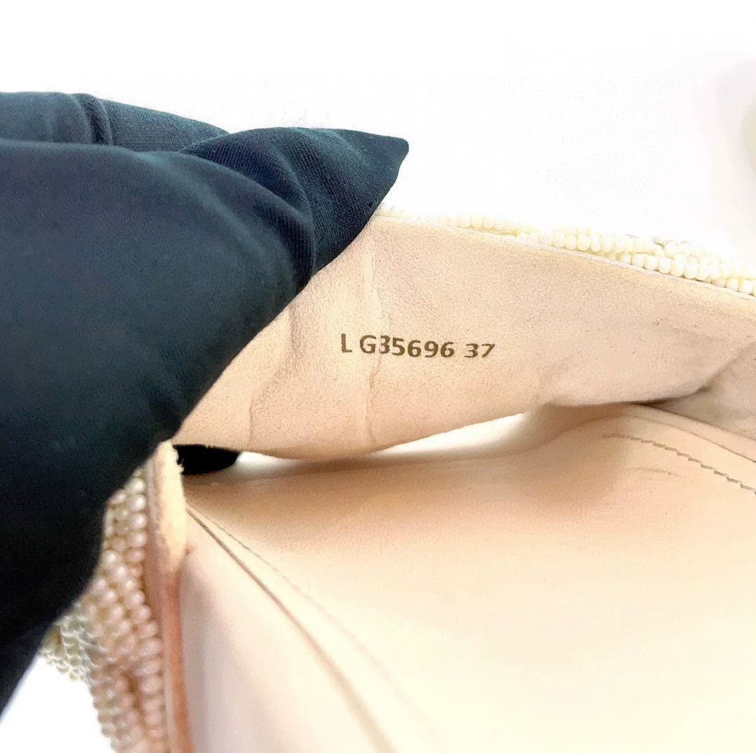 Chanel Chanel Pearl Slide Flat Sandals Size US 6 / IT 36 - 9 Thumbnail