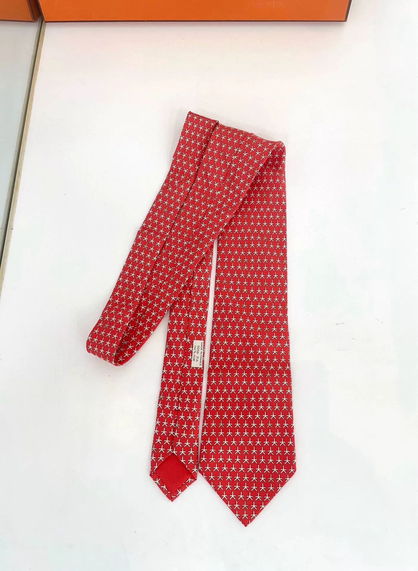 Hermes Hermes Limited Men's Silk Tie Size ONE SIZE - 3 Thumbnail