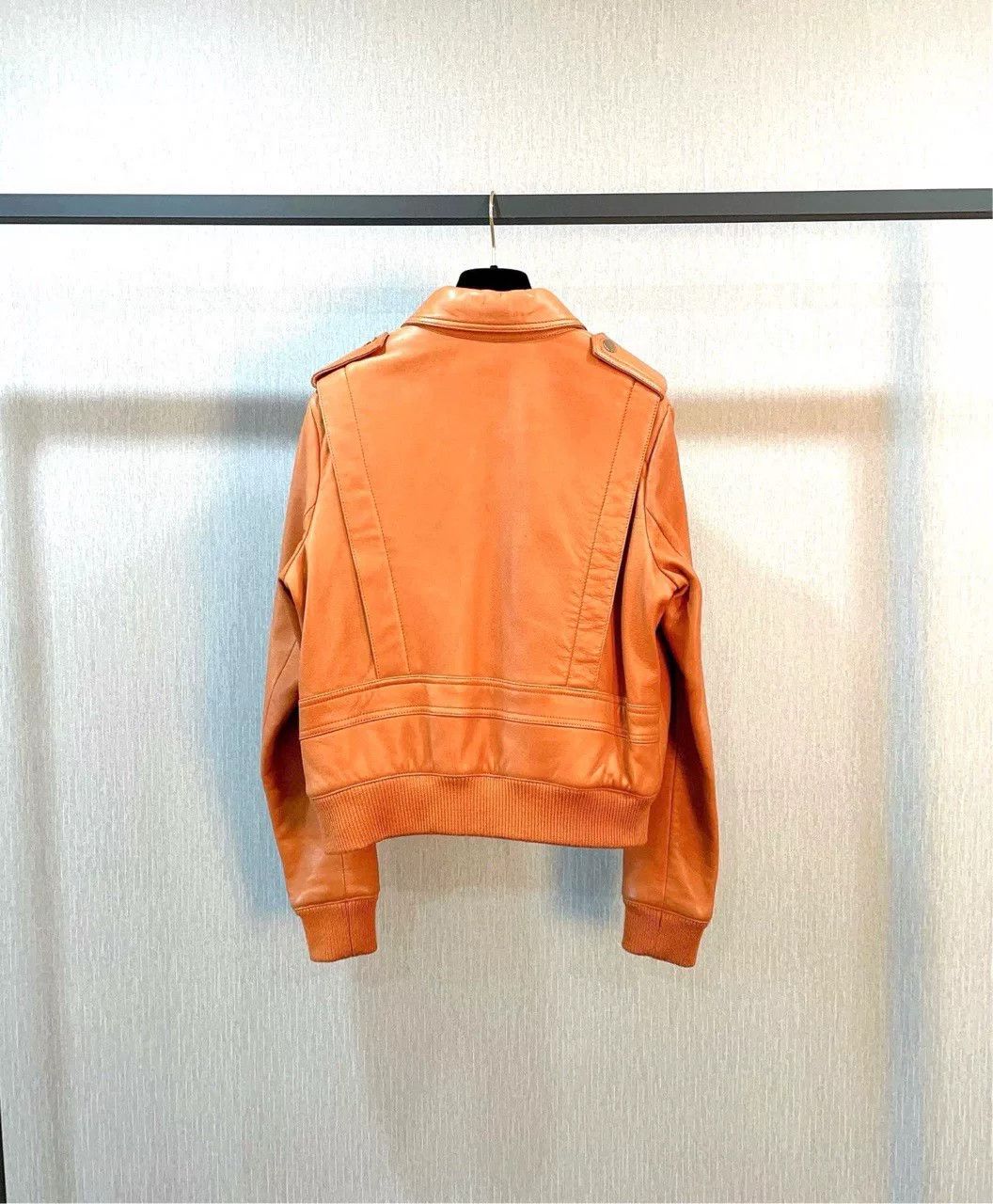 Chloe Chloe Brown Leather Jacket Size S / US 4 / IT 40 - 2 Thumbnail
