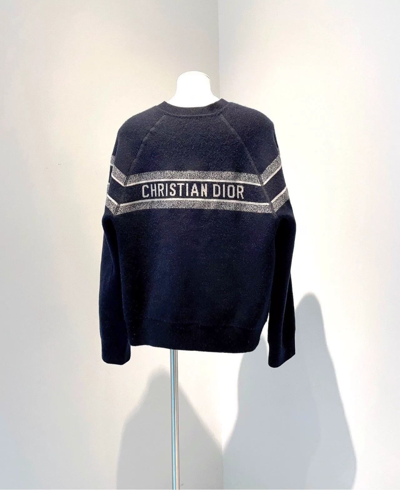 Dior Dior Round Neck Oversized Monogram Cashmere Sweater Size M / US 6-8 / IT 42-44 - 4 Thumbnail
